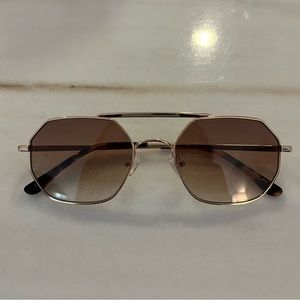 Vehla Bowie Sunglasses - GOLD/CHOC